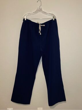 Figs Mens Pisco Basic Scrub Pants Navy Stretch Drawstring Waist Size XXL/S